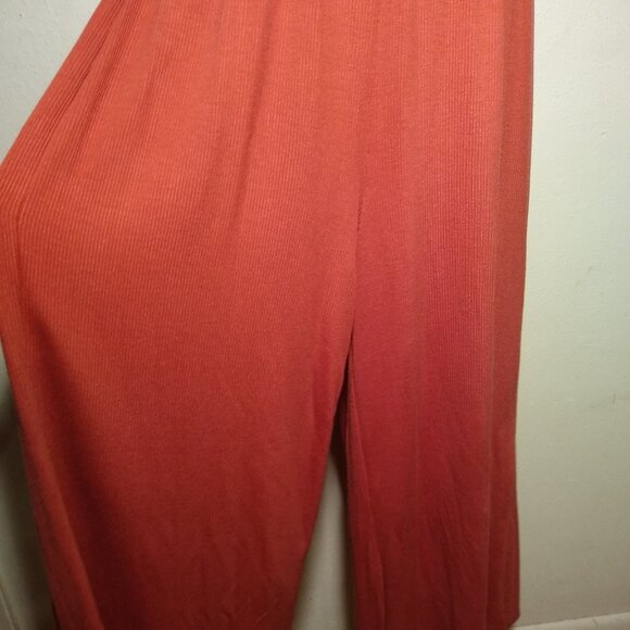 Short Sleeve Wide Pant Romper/ Jumpsuit - Picture 3 of 4